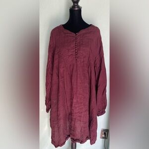 Burgundy Tunic/Dreas